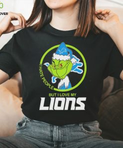 Official Official The Grinch I Hate People But I Love My Detroit Lions 2023 Shirt