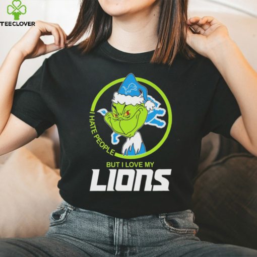 Official Official The Grinch I Hate People But I Love My Detroit Lions 2023 Shirt