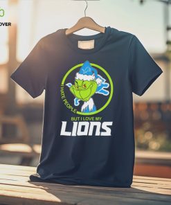 Official Official The Grinch I Hate People But I Love My Detroit Lions 2023 Shirt