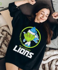 Official Official The Grinch I Hate People But I Love My Detroit Lions 2023 Shirt