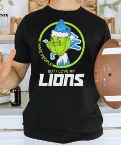 Official Official The Grinch I Hate People But I Love My Detroit Lions 2023 Shirt