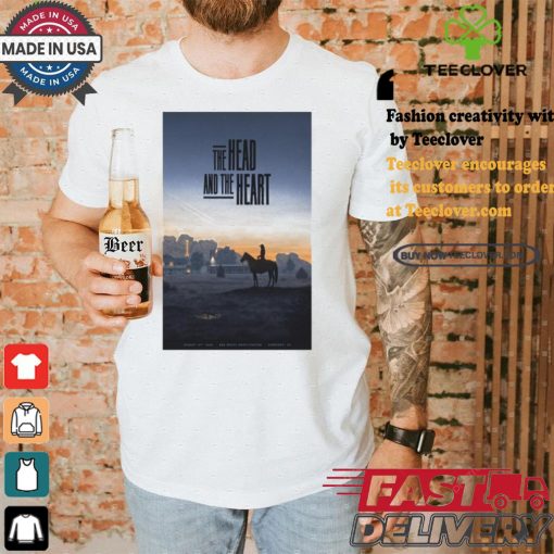 Official Official The Head And The Heart Aug 13 2024 Red Rocks Morrison CO Poster Shirt