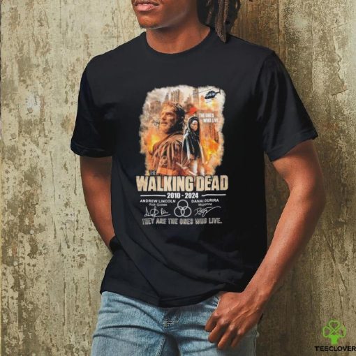 Official Official The Walking Dead 2010 2024 They Are The One Who Live Shirt