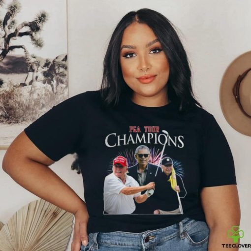 Official Official Trump Obama and Biden PGA Tour Champions Shirt