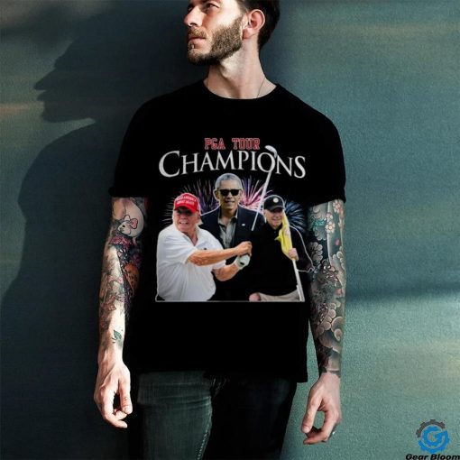 Official Official Trump Obama and Biden PGA Tour Champions Shirt