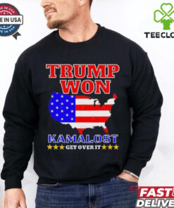 Official Official Trump won, Kamalost Get Over It T Shirt 1 Official Official Trump won, Kamalost Get Over It T Shirt