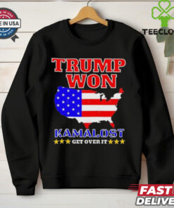Official Official Trump won, Kamalost Get Over It T Shirt 2 Official Official Trump won, Kamalost Get Over It T Shirt