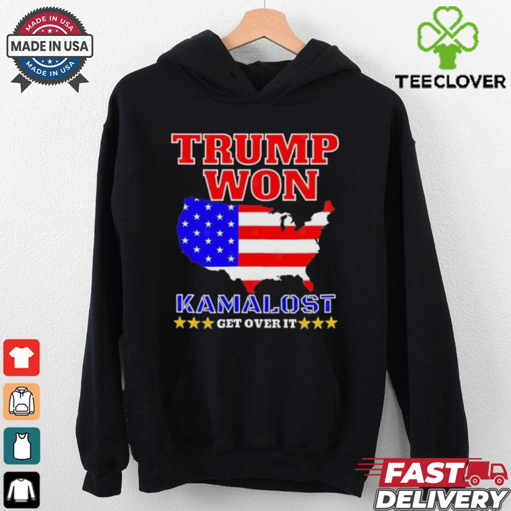 Official Official Trump won, Kamalost Get Over It T Shirt Official Official Trump won, Kamalost Get Over It T Shirt