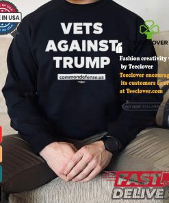 Official Official Vets Against Trump Commondefense.Us Shirt