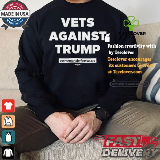 Official Official Vets Against Trump Commondefense.Us Shirt
