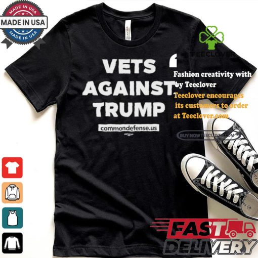 Official Official Vets Against Trump Commondefense.Us Shirt