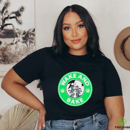 Official Official Wake And Bake Starbucks Weed T Shirt