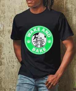 Official Official Wake And Bake Starbucks Weed T Shirt