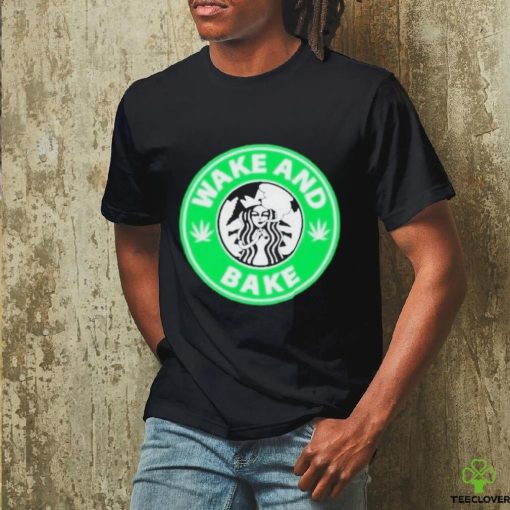 Official Official Wake And Bake Starbucks Weed T Shirt