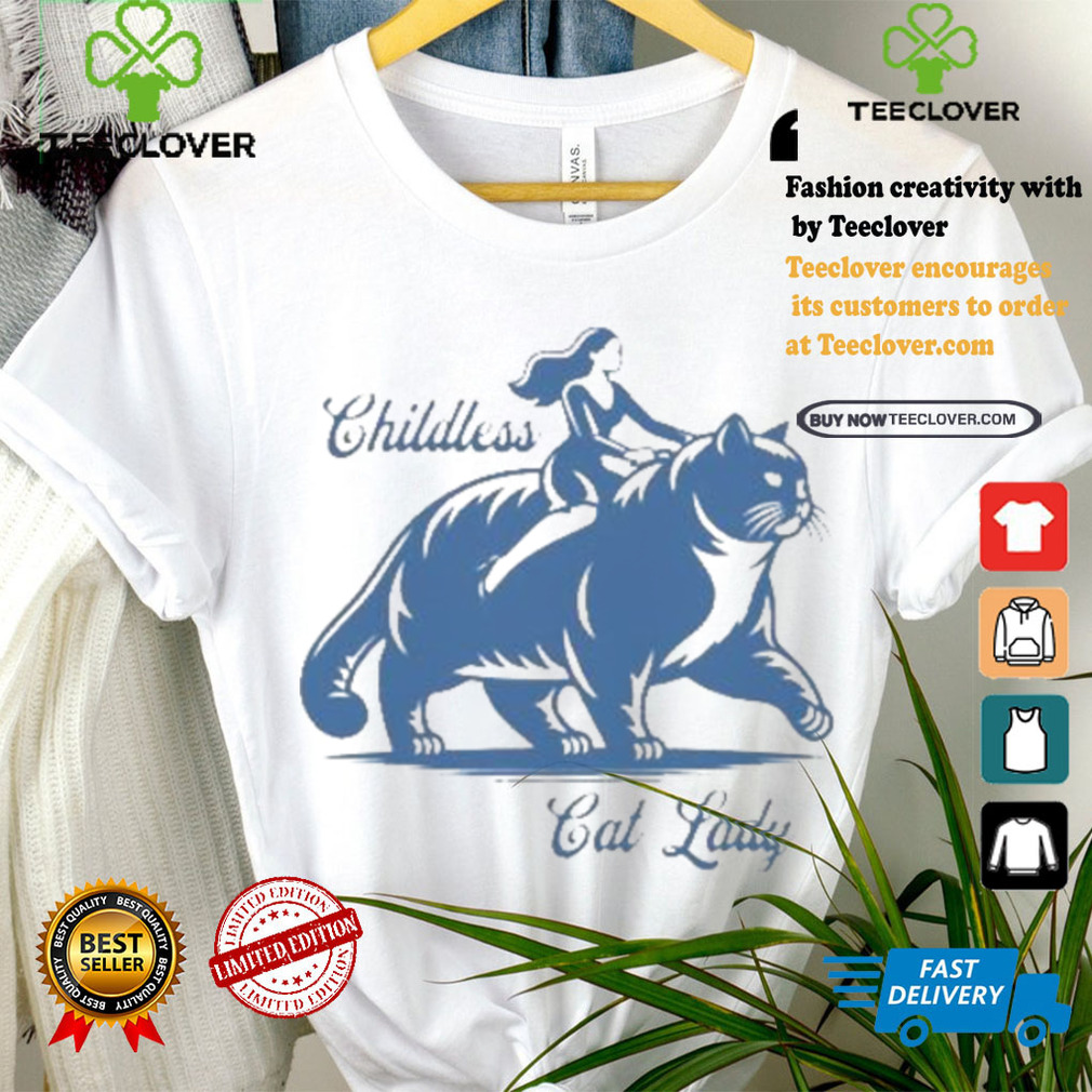 Official Official Woman Riding Cat Childless Cat Ladies Harris Shirt Official Official Woman Riding Cat Childless Cat Ladies Harris Shirt