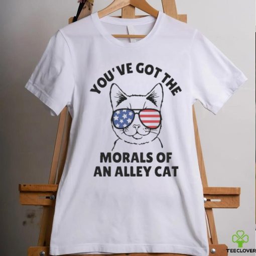 Official Official You’Ve Got The Morals Of An Alley Cat Glasses T Shirt