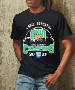 Official Ohio Bobcats Are The Myrtle Beach Bowl 2023 Champions T Shirt