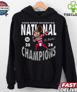 Official Ohio State Buckeyes 2024 Football CFP National Champions Brutus Go Bucks t shirt
