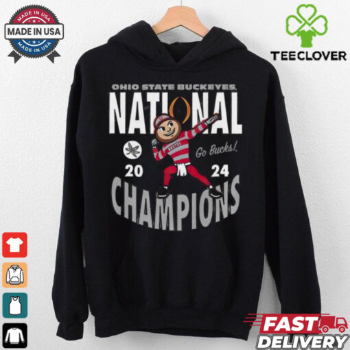 Official Ohio State Buckeyes 2024 Football CFP National Champions Brutus Go Bucks t shirt