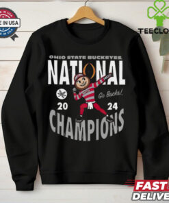 Official Ohio State Buckeyes 2024 Football CFP National Champions Brutus Go Bucks t shirt