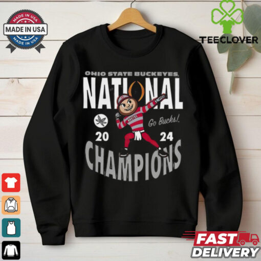 Official Ohio State Buckeyes 2024 Football CFP National Champions Brutus Go Bucks t shirt