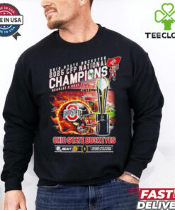 Official Ohio State Buckeyes 2025 CFP National Champions Scarlet and Gray Forever shirt