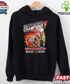 Official Ohio State Buckeyes 2025 CFP National Champions Scarlet and Gray Forever shirt