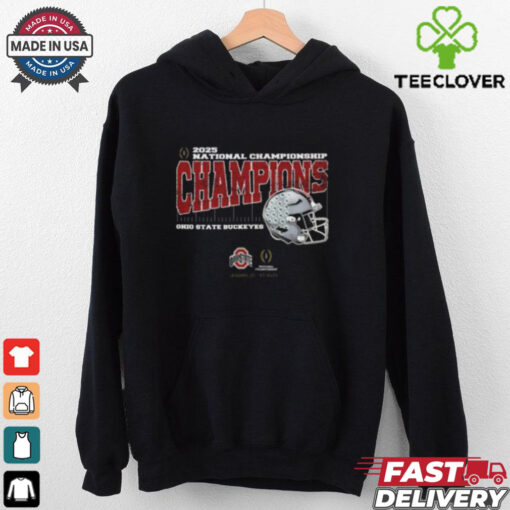 Official Ohio State Buckeyes 2025 College Football National Champions Vintage Style With Helmet Unisex T Shirt