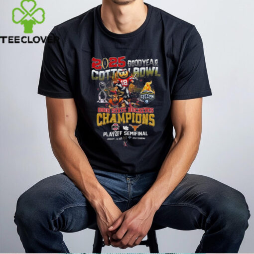 Official Ohio State Buckeyes Beat Texas Longhorns 2025 Goodyear Champions Playoff Semifinal Shirt
