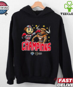 Official Ohio State Buckeyes Beats Texas Longhorns Mascot Goodyear Cotton Bowl 2024 2025 CFP On Jan 10th 2025 At Arlington Texas T Shirts
