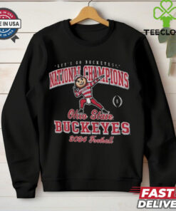 Official Ohio State Buckeyes College Football Playoff 2024 Let’s Go Buckeyes National Champions Mascot t shirt