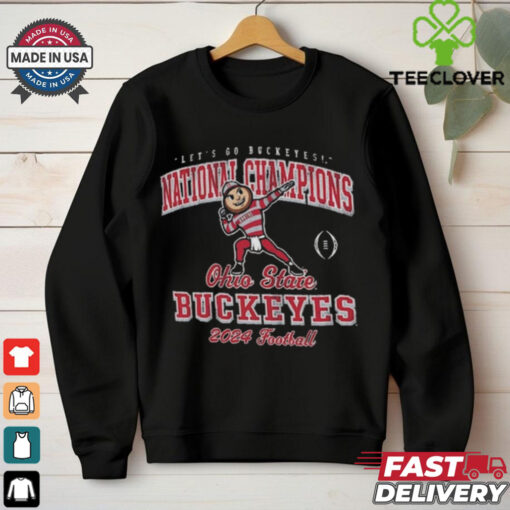 Official Ohio State Buckeyes College Football Playoff 2024 Let’s Go Buckeyes National Champions Mascot t shirt