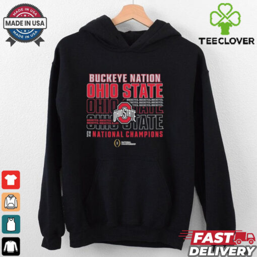 Official Ohio State Buckeyes College Football Playoff 2024 National Champions Slogan T Shirts