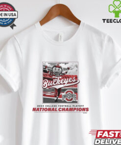 Official Ohio State Buckeyes College Football Playoff 2024 National Champions Stadium Mascot t shirt