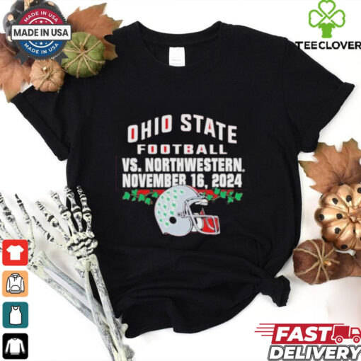 Official Ohio State Buckeyes Football Vs Northwestern Wildcats November 16 2024 shirt