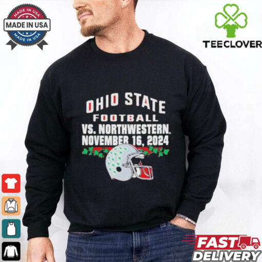 Official Ohio State Buckeyes Football Vs Northwestern Wildcats November 16 2024 shirt