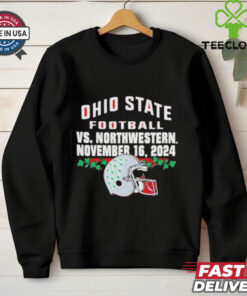 Official Ohio State Buckeyes Football Vs Northwestern Wildcats November 16 2024 shirt