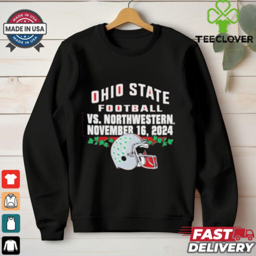 Official Ohio State Buckeyes Football Vs Northwestern Wildcats November 16 2024 shirt