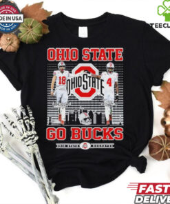 Official Ohio State Buckeyes Jeremiah Smith Jaylen McClain Go Bucks T Shirt