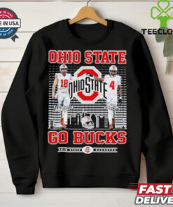 Official Ohio State Buckeyes Jeremiah Smith Jaylen McClain Go Bucks T Shirt