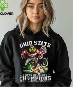 Official Ohio State Buckeyes NCAA Cotton Bowl Classic Champions 2025 Mascot Shirt