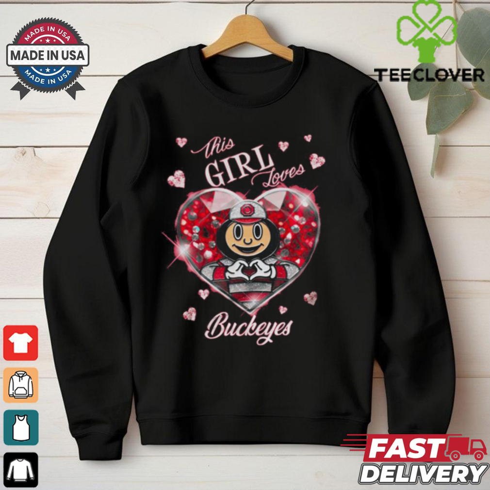 Official Ohio State Buckeyes This Girl Loves Buckeyes True Love 2025 Shirt Official Ohio State Buckeyes This Girl Loves Buckeyes True Love 2025 Shirt