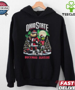 Official Ohio State Buckeyes Tis The Buckmas Season Christmas 2024 Shirt