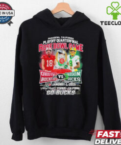 Official Ohio State Buckeyes Vs Oregon Ducks 2025 Go Bucks Shirt