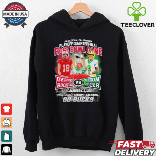 Official Ohio State Buckeyes Vs Oregon Ducks 2025 Go Bucks Shirt