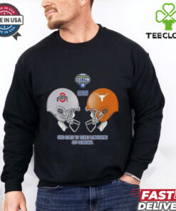 Official Ohio State Buckeyes vs Texas Longhorns Skull Head To Head Helmet Goodyear Cotton Bowl Classic CFP Semifinal NCAA Season 2024 2025 Shirt