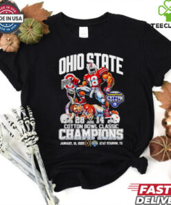 Official Ohio State Cotton Bowl Champions mascot shirt