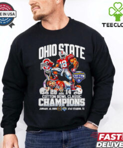 Official Ohio State Cotton Bowl Champions mascot shirt