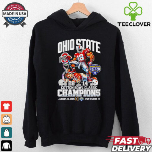 Official Ohio State Cotton Bowl Champions mascot shirt