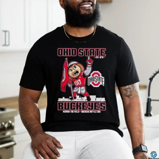 Official Ohio State Est 1870 Buckeyes Across The Field Buckeye Battle Cry Shirt